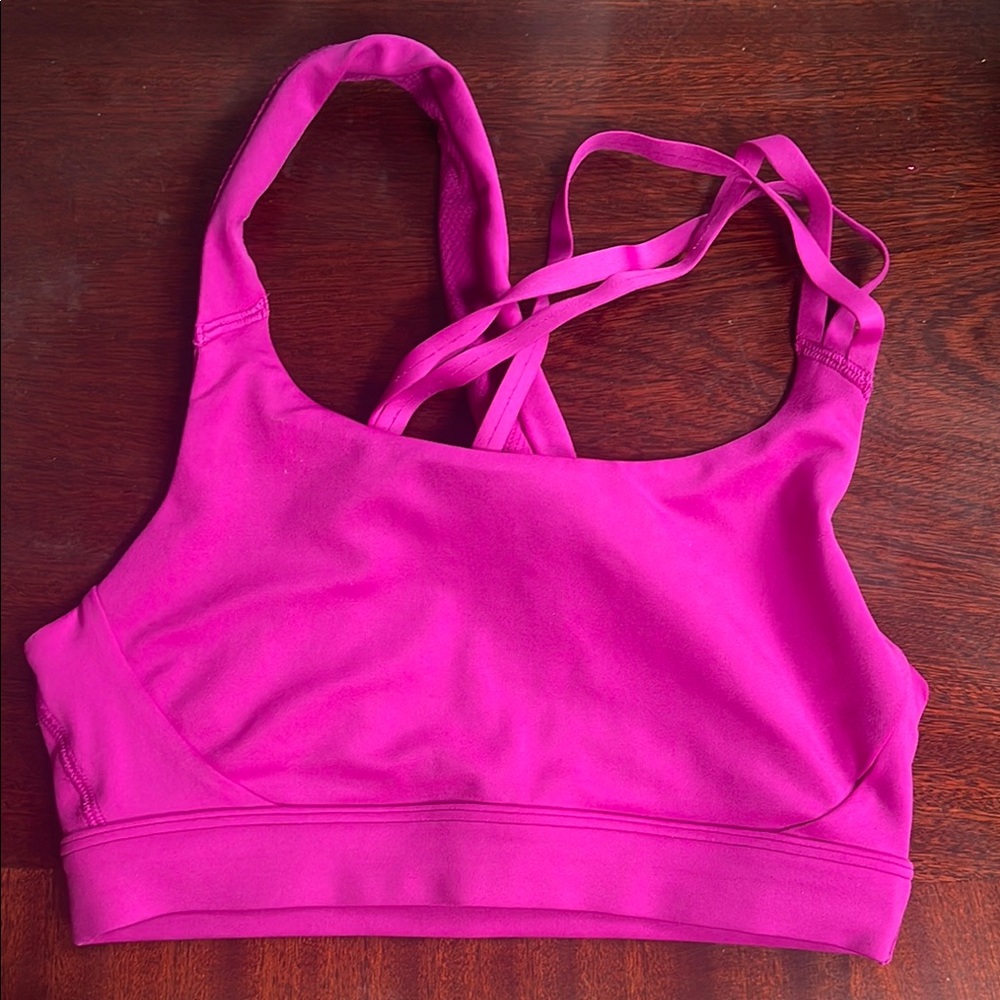 Vibrant Fuschia Sports Bra